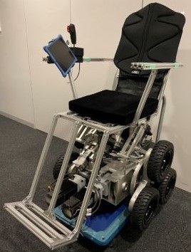 開発中の電動車いす